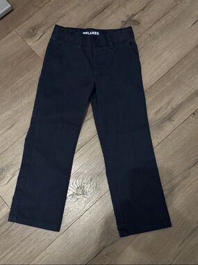French Toast Navy Relaxed Fit Kids Formal Pants